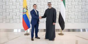 خالد بن محمد بن زايد ورئيس الإكوادور يبحثان تعزيز العلاقات الثنائية - دليل الوطن