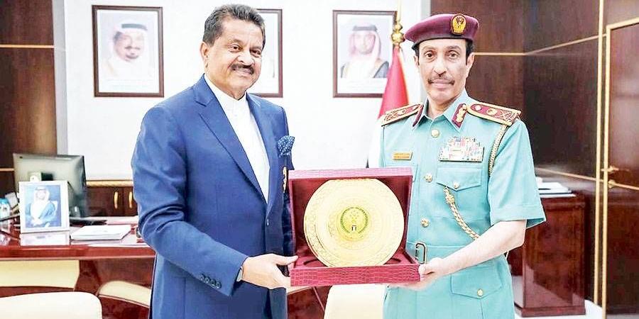 شرطة عجمان تستقبل وفد «الوطنية لحقوق الإنسان» - دليل الوطن